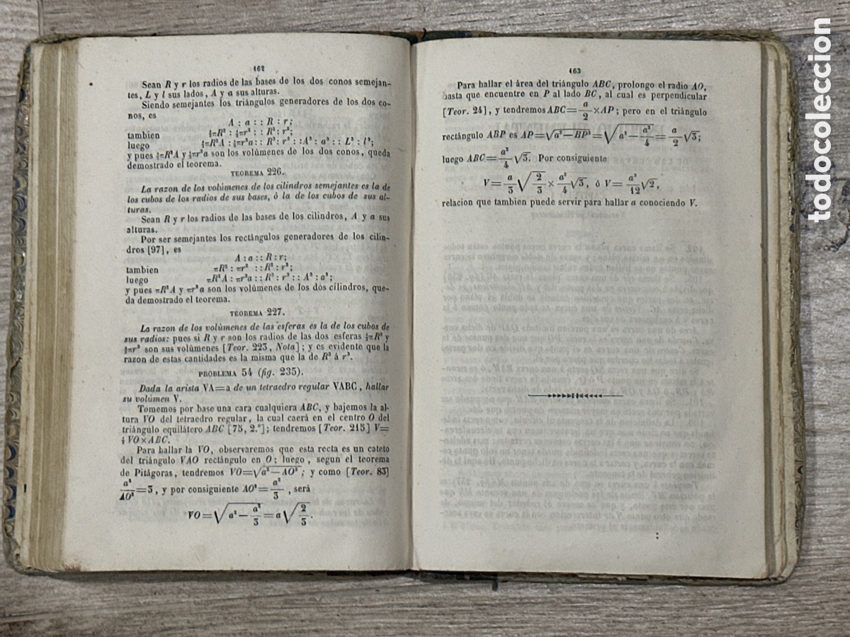 Libros antiguos: TRATADO DE GEOMETR&Iacute;A ELEMENTAL - Juan CORTAZAR - Foto 2