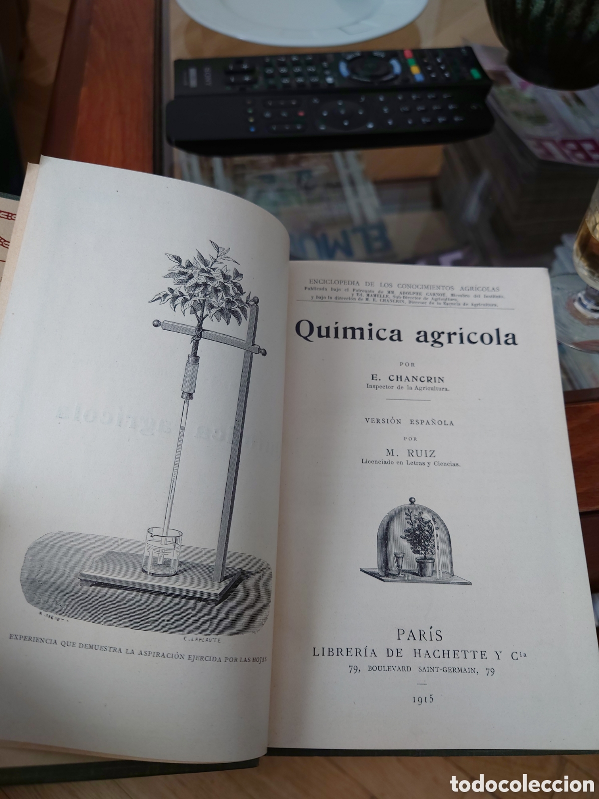 Libros antiguos: Qu&iacute;mica Agr&iacute;cola - Foto 3