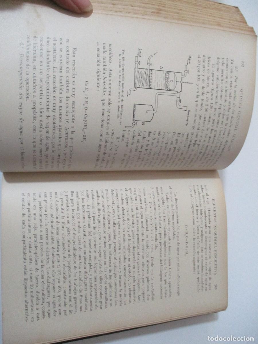 Libros antiguos: LUIS POSTIGO Qu&iacute;mica General aplicada W17262 - Foto 6