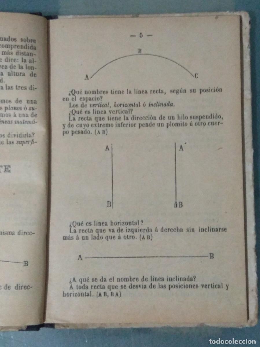 Libros antiguos: ELEMENTOS DE GEOMETR&Iacute;A. FAUSTINO PALUZIE. 1897. - Foto 4
