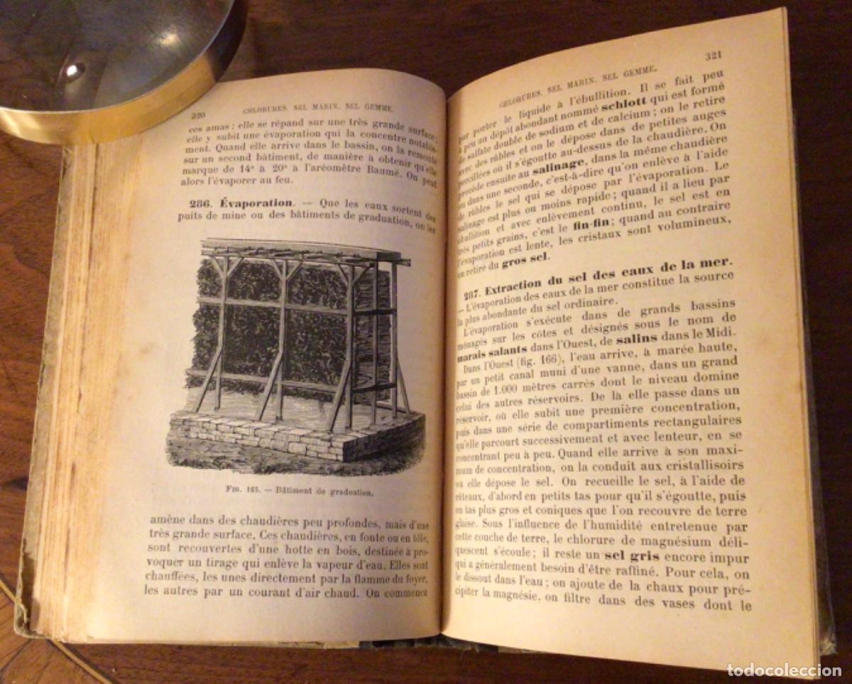 Libros antiguos: Le&ccedil;ons elementaires de chimie. C. Haraucourt. Paris, 1894. - Foto 6
