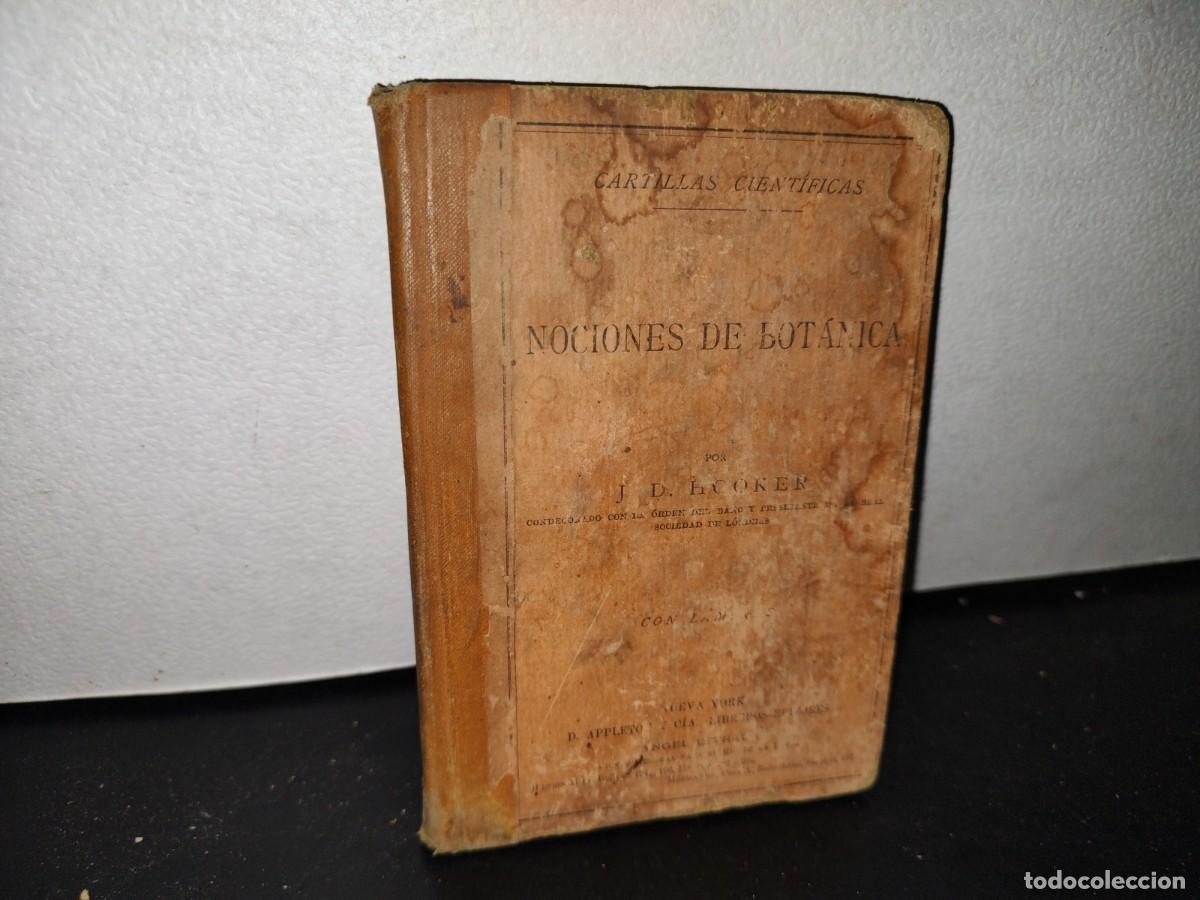 Libros antiguos: 65- NOCIONES DE BOT&Aacute;NICA - J. D. HOOKER - 1881 - Foto 1