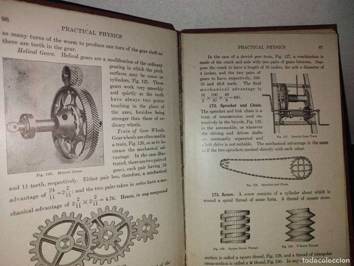 Libros antiguos: 65- PRACTICAL PHYSICS. PART II - GLENN M. HOBBS - 1920 - Foto 6