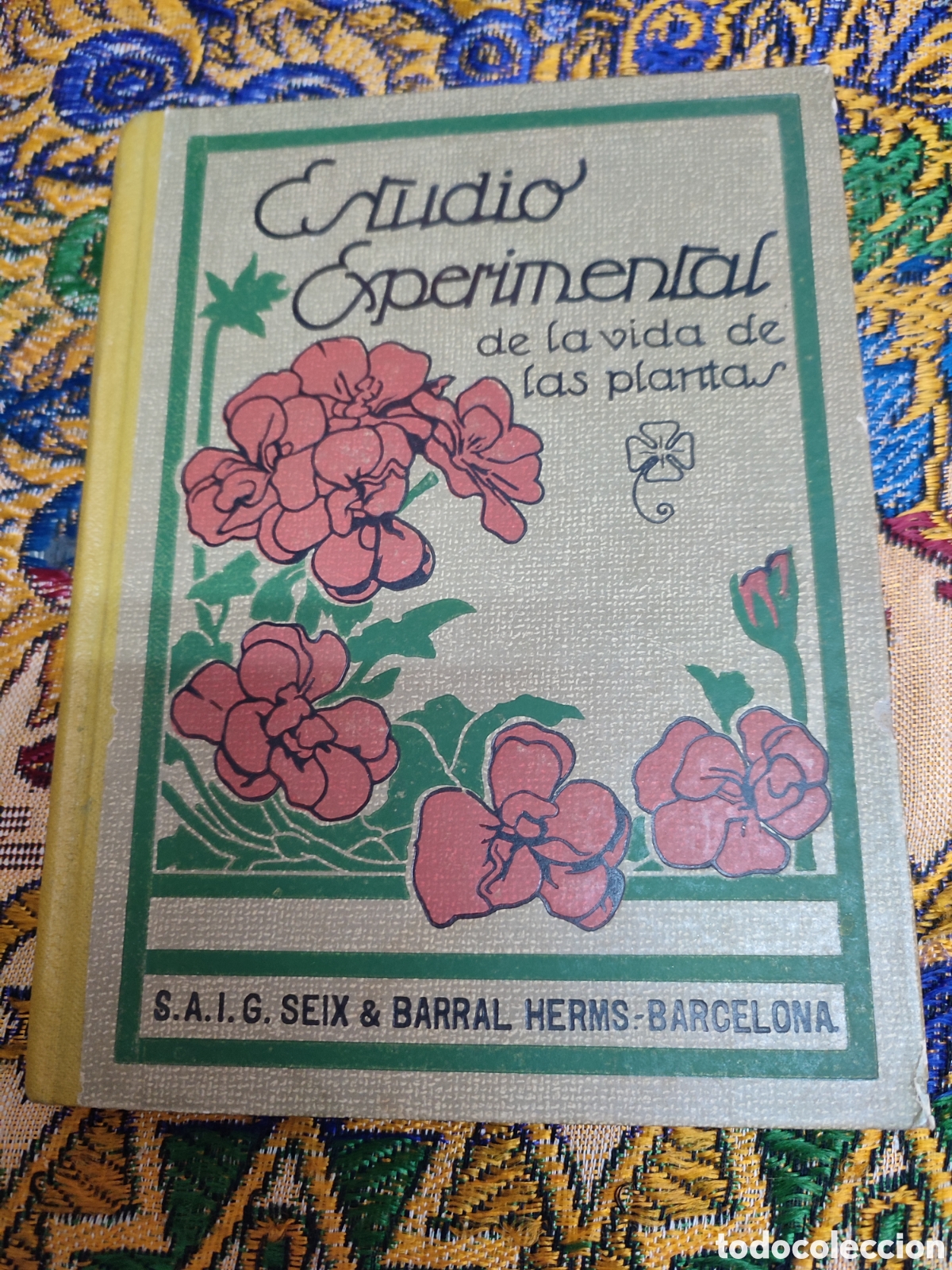 Libros antiguos: Estudio experimental de la vida de las plantas George Francis Atkinson 1933