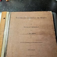 Libros antiguos: [LIBRO DE BOTÁNICA ALEMÁN DE 1864, CON GRABADOS] MORITZ WILLKOMM: DEUTSCHLANDS LAUBHÖLZER IM WINTER.. Lote 395635399