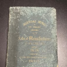 Libros antiguos: QUÍMICA INDUSTRIAL - AGENDA DUNOD - 1878. Lote 397167054