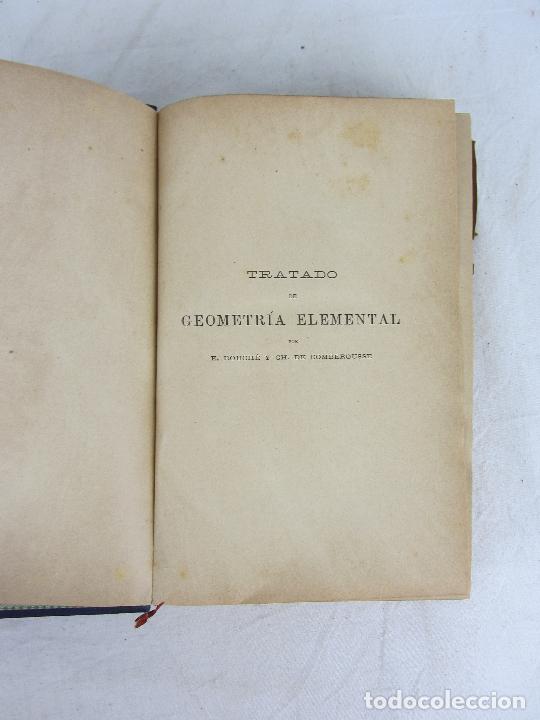 Libros antiguos: Tratado de Geometr&iacute;a Elemental. E. Rocuhe y Ch. de Comberousse.Tercera Edici&oacute;n 1888 - Foto 5