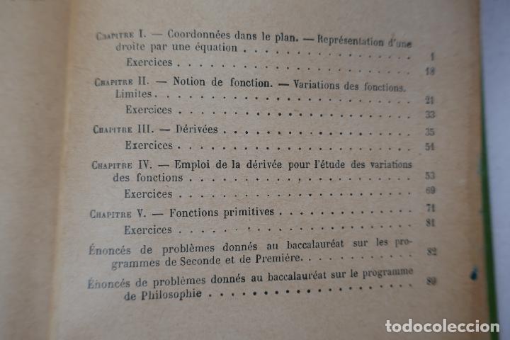 Libros antiguos: Pierre Chenevier. Cours dalg&egrave;bre - classes de math&eacute;matiques (en franc&eacute;s) 1931 - Foto 13