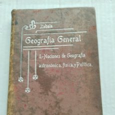 Libros antiguos: ELEMENTOS DE GEOGRAFÍA 1912/ZABALA. Lote 401336159