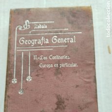 Libros antiguos: GEOGRAFÍA GENERAL II/ZABALA. Lote 401336514