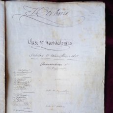Libros antiguos: 1851 MANUSCRITO BOTANICA - TAXONOMIA PRE DARWINIANA - 386 ESPECIES CLASIFICADAS. Lote 402255619