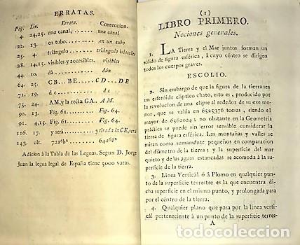 Libros antiguos: PEDRO GIANNINI ... PR&Aacute;CTICAS DE GEOMETR&Iacute;A Y TRIGONOMETR&Iacute;A ... 1784 - Foto 3