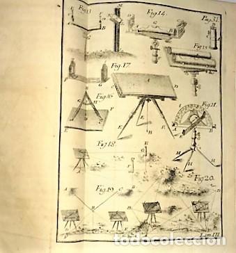 Libros antiguos: PEDRO GIANNINI ... PR&Aacute;CTICAS DE GEOMETR&Iacute;A Y TRIGONOMETR&Iacute;A ... 1784 - Foto 4