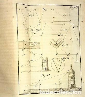 Libros antiguos: PEDRO GIANNINI ... PR&Aacute;CTICAS DE GEOMETR&Iacute;A Y TRIGONOMETR&Iacute;A ... 1784 - Foto 5