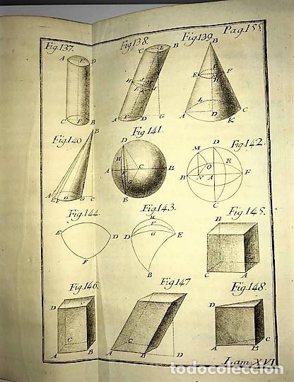 Libros antiguos: PEDRO GIANNINI ... PR&Aacute;CTICAS DE GEOMETR&Iacute;A Y TRIGONOMETR&Iacute;A ... 1784 - Foto 6