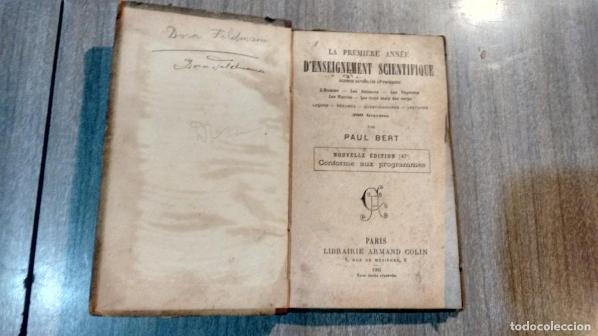 Libros antiguos: PAUL BERT - LA PREMIERE ANNEE - Foto 2