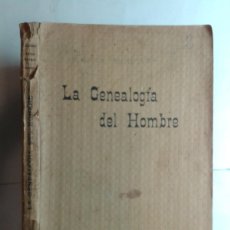 Libros antiguos: LA GENEALOGÍA DEL HOMBRE CUATRO CONFERENCIAS DADAS POR 1908 ANNIE BESANT BIBLIOTECA ORIENTALISTA