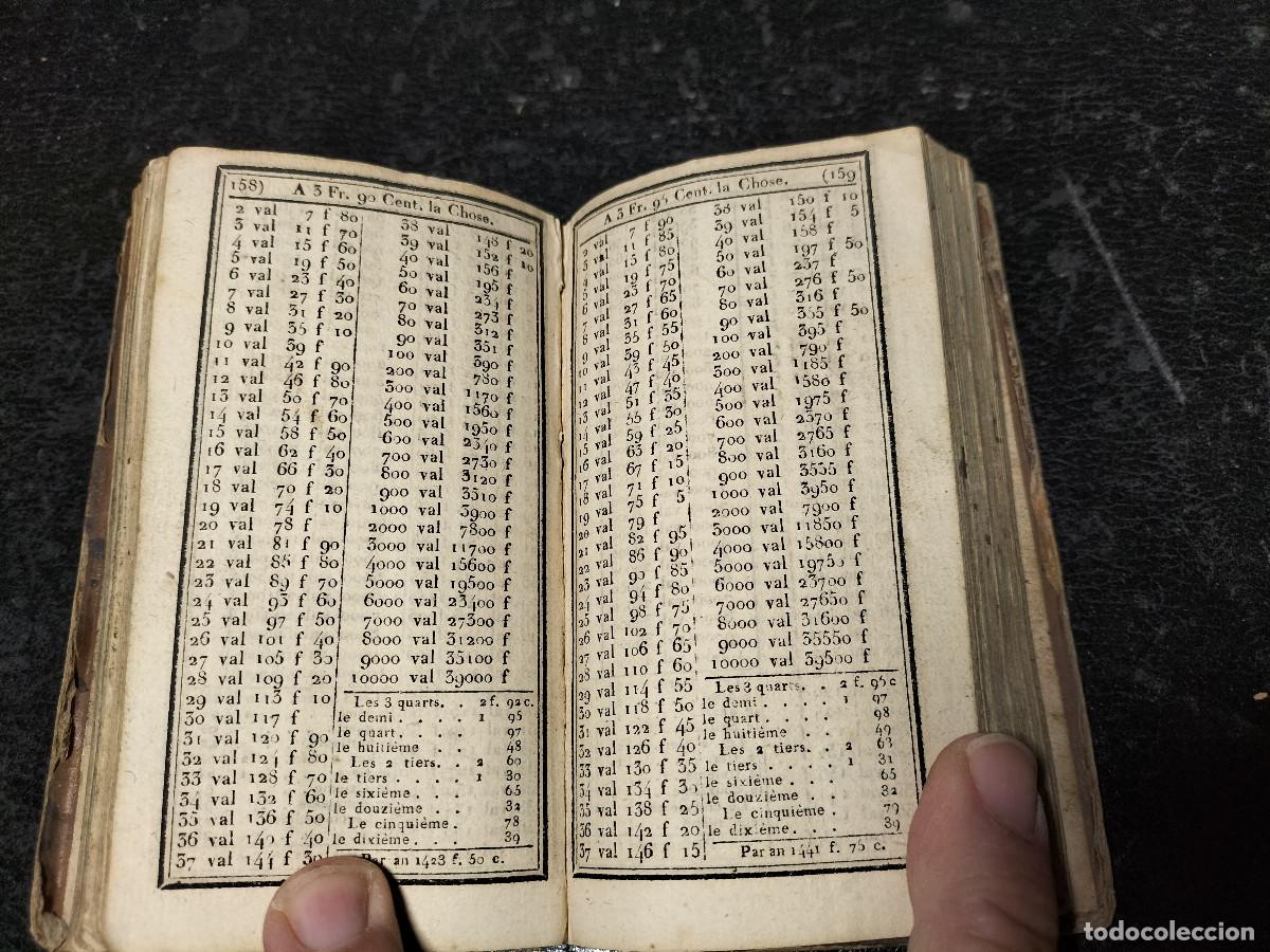 Libros antiguos: CONTES-FAITS DE BARREME, en Francs et Centimes, Lyon, 1818. - Foto 4