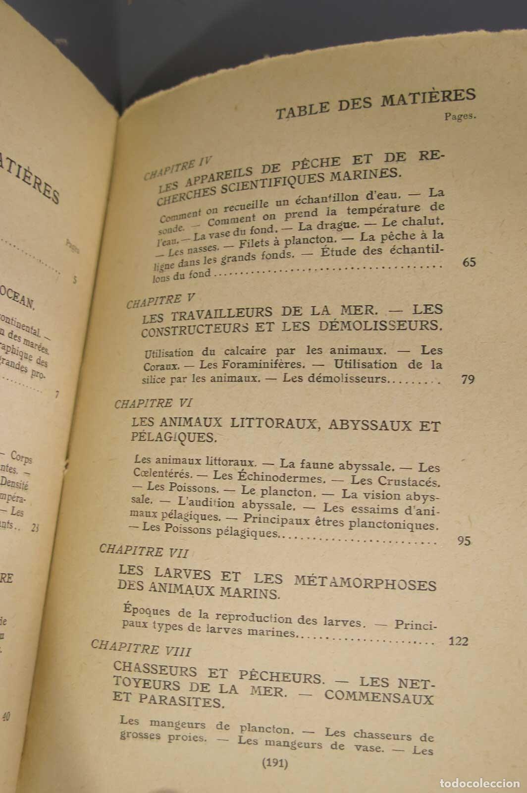 Libros antiguos: Le Fond de la mer. Joubin. 1920 - Foto 3