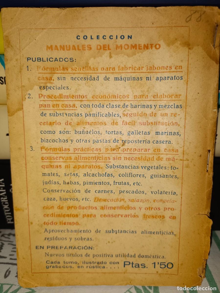 Libros antiguos: 25 Formulas sencillas para Fabricar JABONES - Foto 2