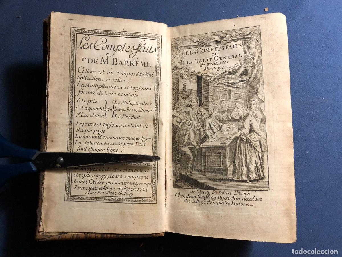 Libri antichi: FRANCOIS DE BARREME: - COMPTE FAITS OU TARIF GENERALE DES MONNOIES - (1774)