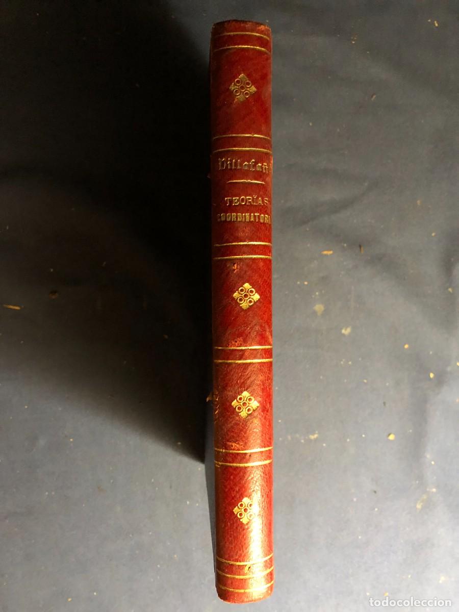 Old books: VILLAFA&Ntilde;E VI&Ntilde;ALS: - ELEMENTOS DE LAS TEORIAS COORDINATORIA Y DE DETERMINANTES- (1891)