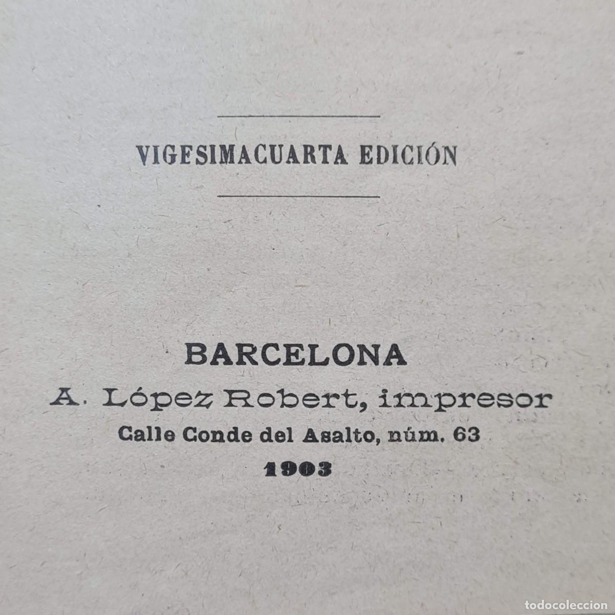 Libros antiguos: ELEMENTOS DE GEOMETRIA - A.LOPEZ ROBERT, IMPRESOR - A&Ntilde;O 1903 / 25.174 - Foto 7