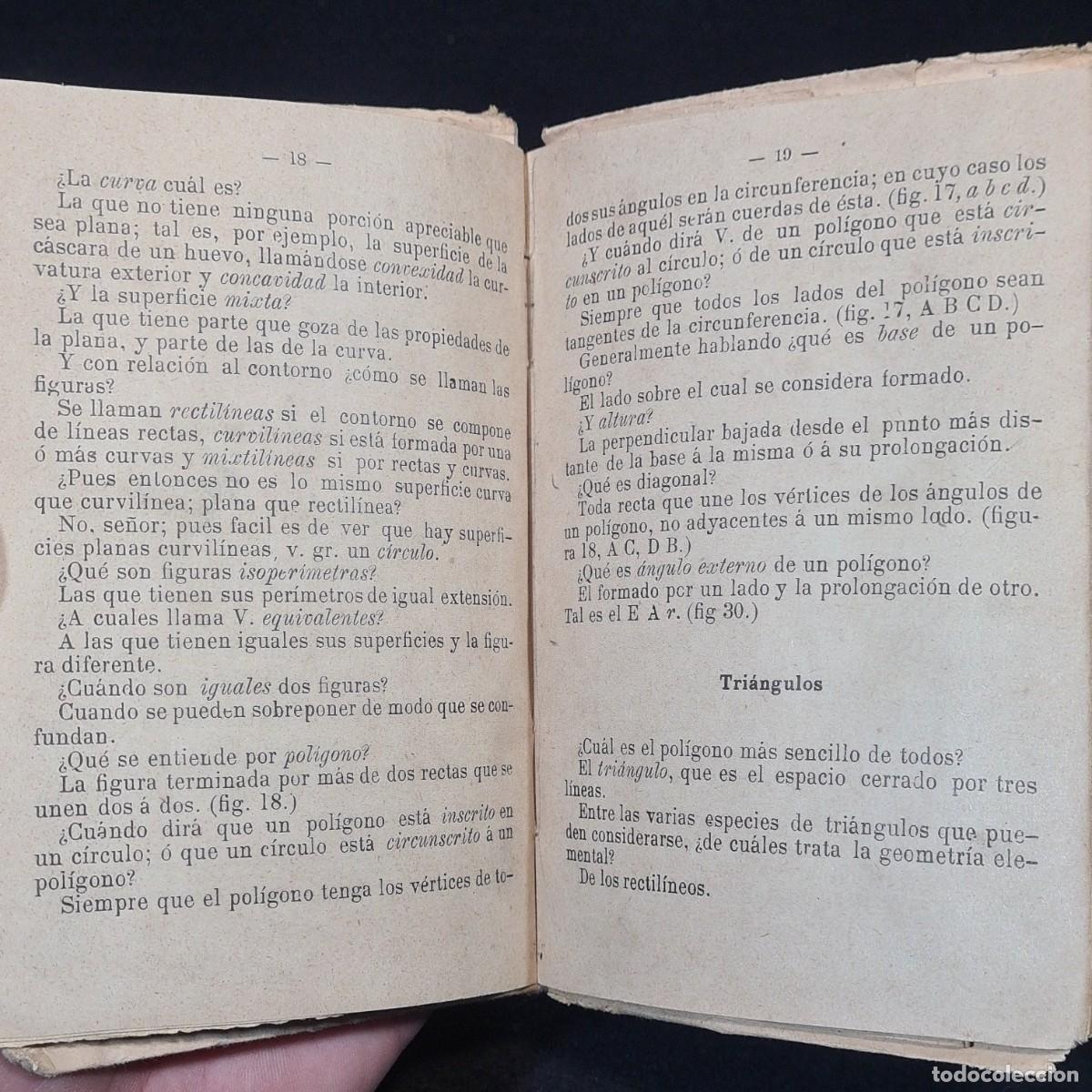 Libros antiguos: ELEMENTOS DE GEOMETRIA - A.LOPEZ ROBERT, IMPRESOR - A&Ntilde;O 1903 / 25.174 - Foto 8
