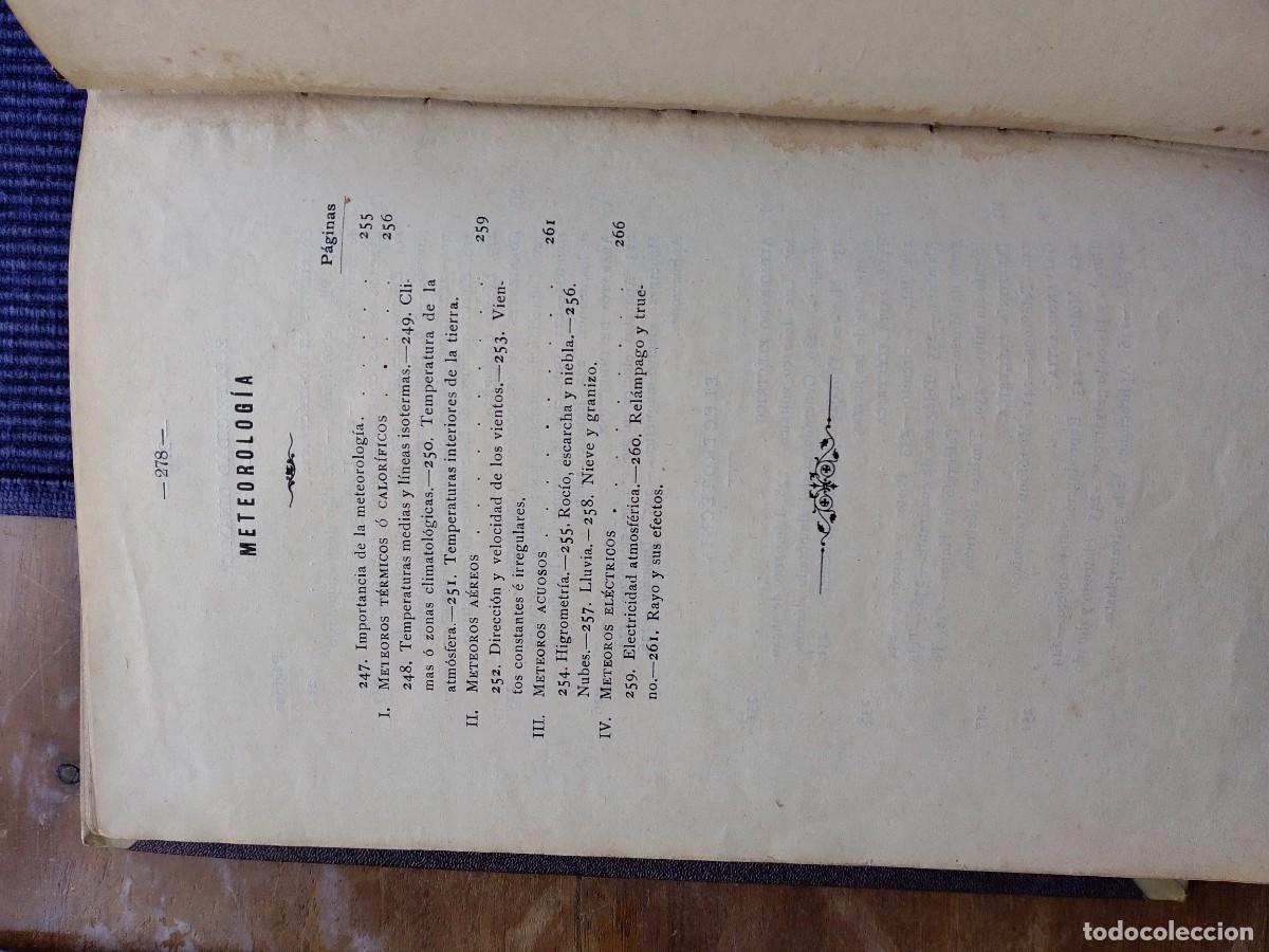 Libros antiguos: Elementos de f&iacute;sica La Coru&ntilde;a - Foto 13