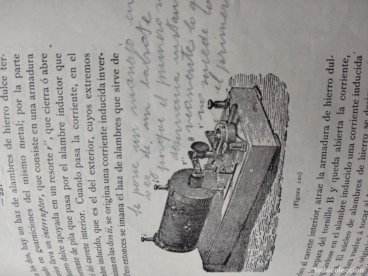 Libros antiguos: Elementos de f&iacute;sica La Coru&ntilde;a - Foto 18