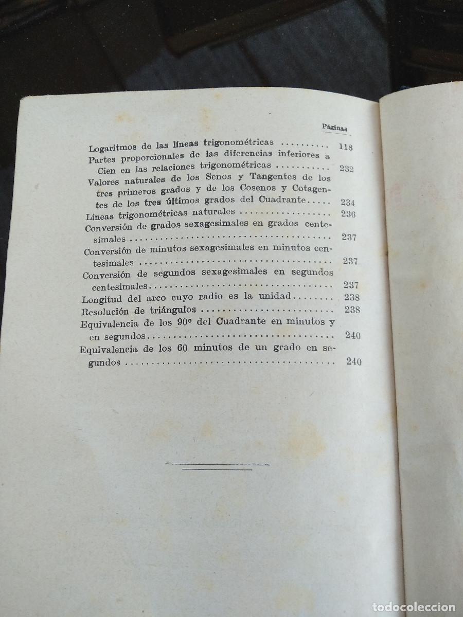 Libros antiguos: TABLAS DE LOGARITMOS G.M. BRU&Ntilde;O. A&ntilde;os 1930? - Foto 4