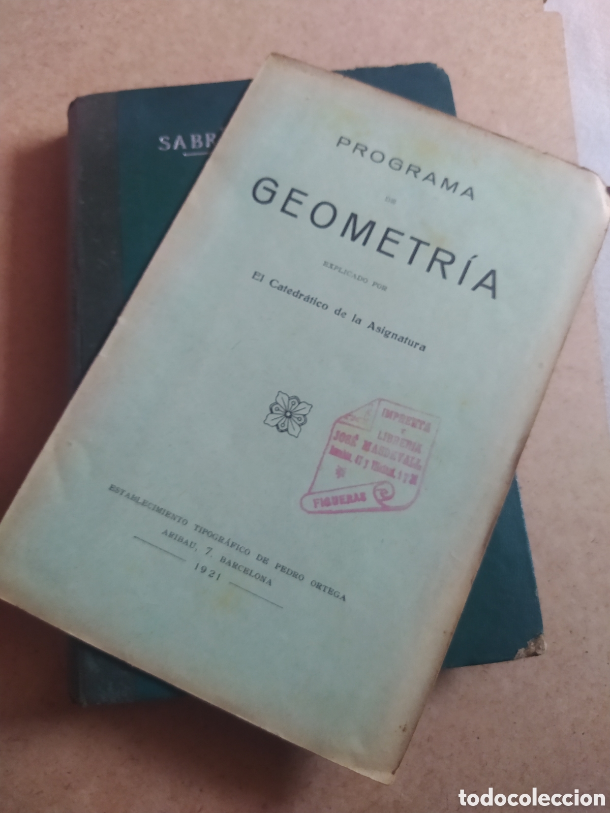 Libros antiguos: Geometr&iacute;a elemental - sabr&agrave;s - 1921 s&eacute;ptima edici&oacute;n - Foto 6