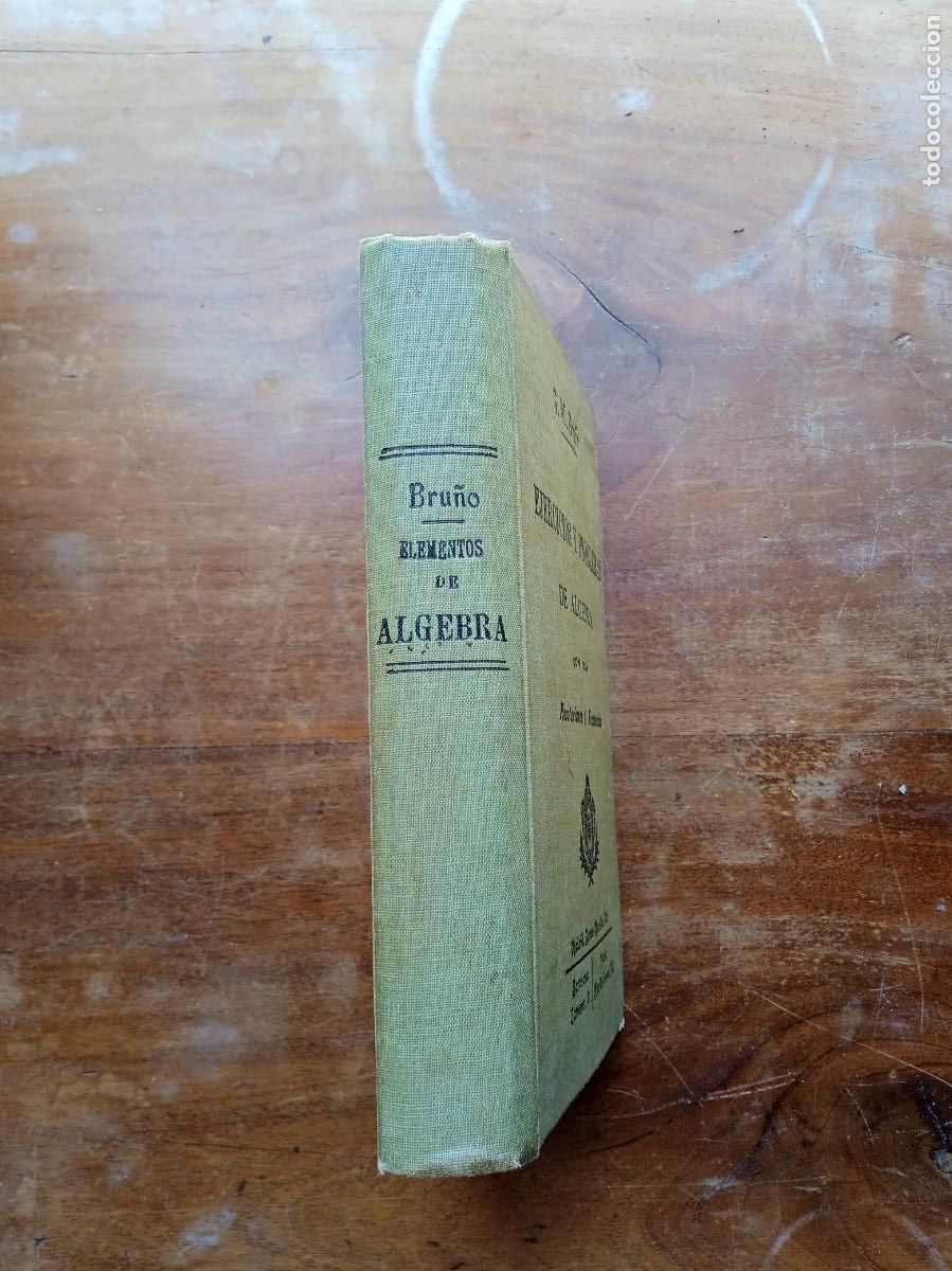 Libros antiguos: Ejercicios y problemas de &aacute;lgebra Bru&ntilde;o 1918 - Foto 8