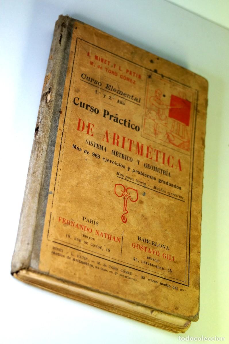 Old books: Curso Pr&aacute;ctico de Aritm&eacute;tica. Gustavo Gili.