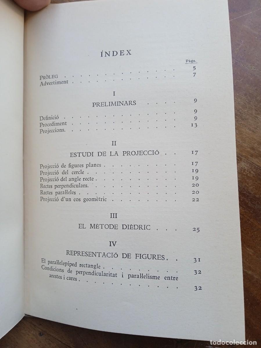 Libros antiguos: Geometr&iacute;a descriptiva elemental 1935 - Foto 14