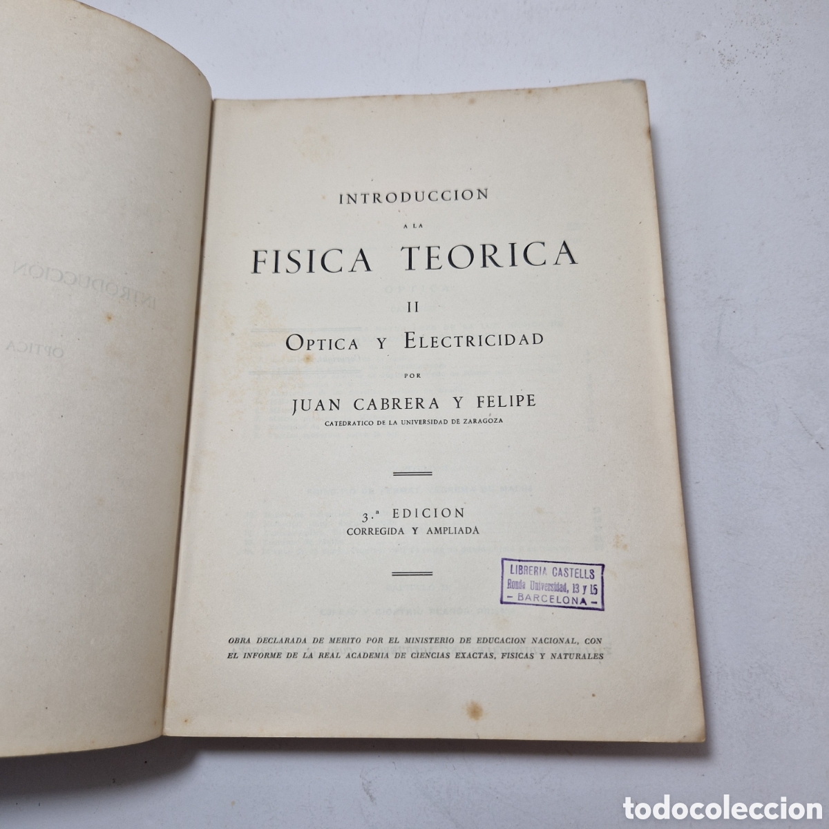 Libros antiguos: Introduccion a la Fisica Teorica II - Foto 2