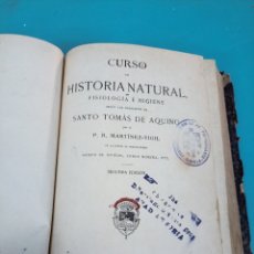 Libros antiguos: CURSO DE HISTORIA NATURAL. P. R. MARTÍNEZ-VIGIL. 2ª EDICIÓN. MADRID 1886