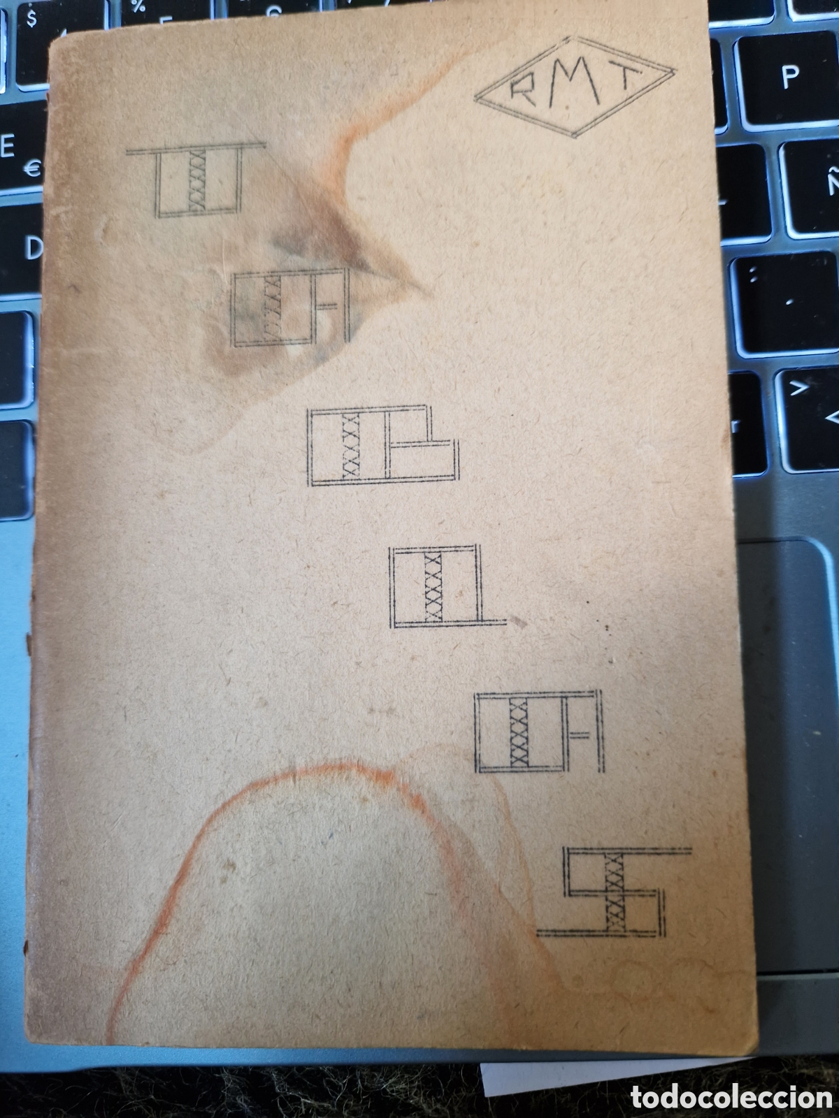 Old books: &rdquo;Tablas&rdquo; (Reducci&oacute;n grados sexagesimales y decimales), autor RMT, matem&aacute;ticas, geometria