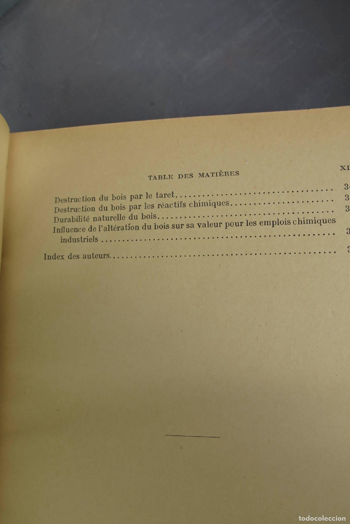 Libros antiguos: LA CHIMIE DU BOIS. HAWLEY. 1931 - Foto 5