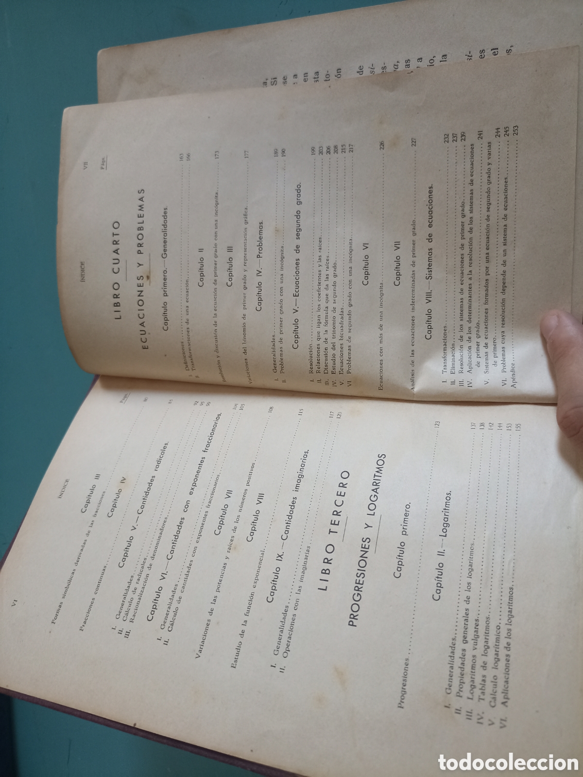 Libros antiguos: &Aacute;lgebra y Trigonometr&iacute;a. Y Elementos de Trigonometr&iacute;a Ruiz Tapiador. Toledo 1933 - Foto 6