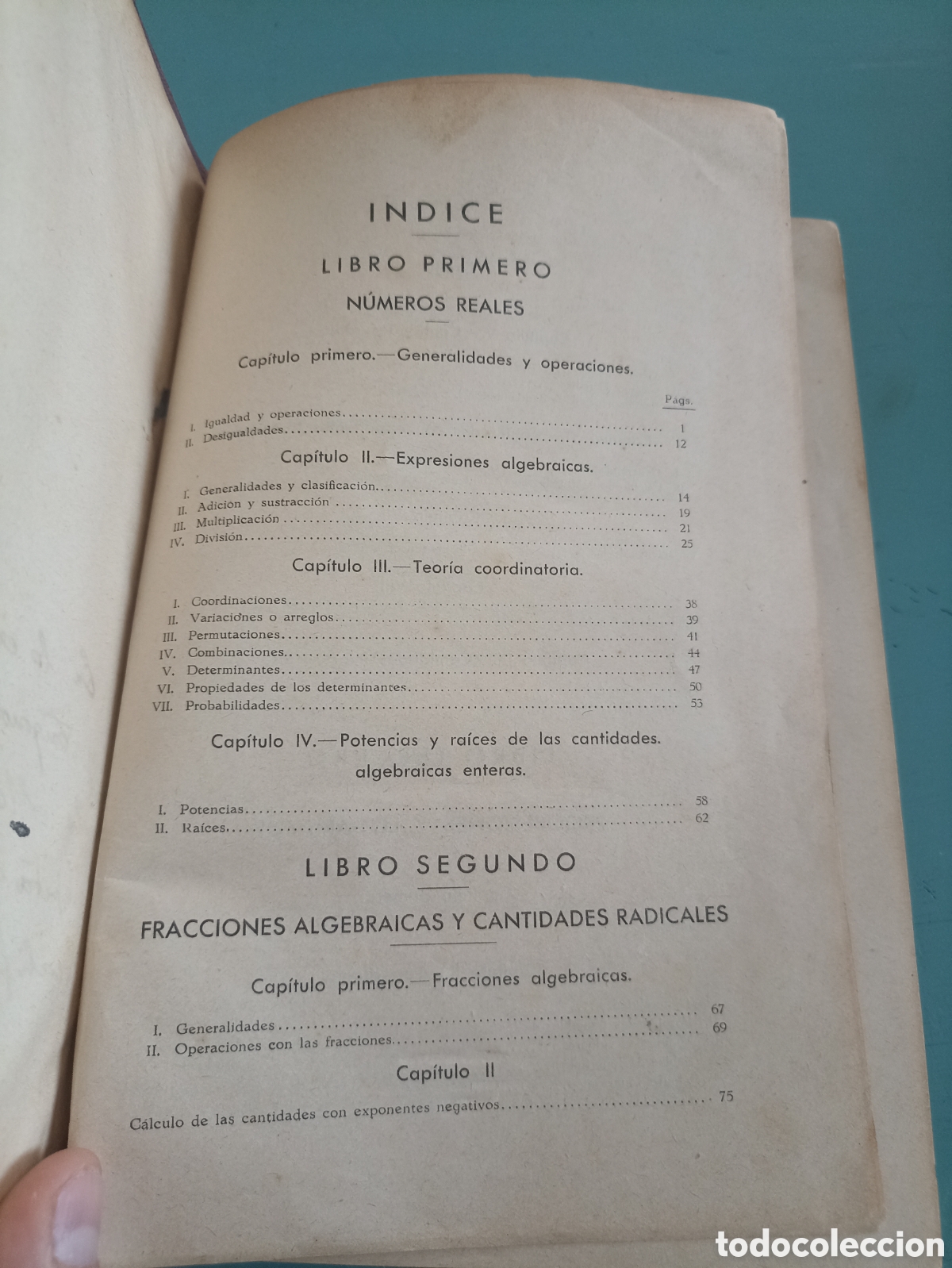Libros antiguos: &Aacute;lgebra y Trigonometr&iacute;a. Y Elementos de Trigonometr&iacute;a Ruiz Tapiador. Toledo 1933 - Foto 7