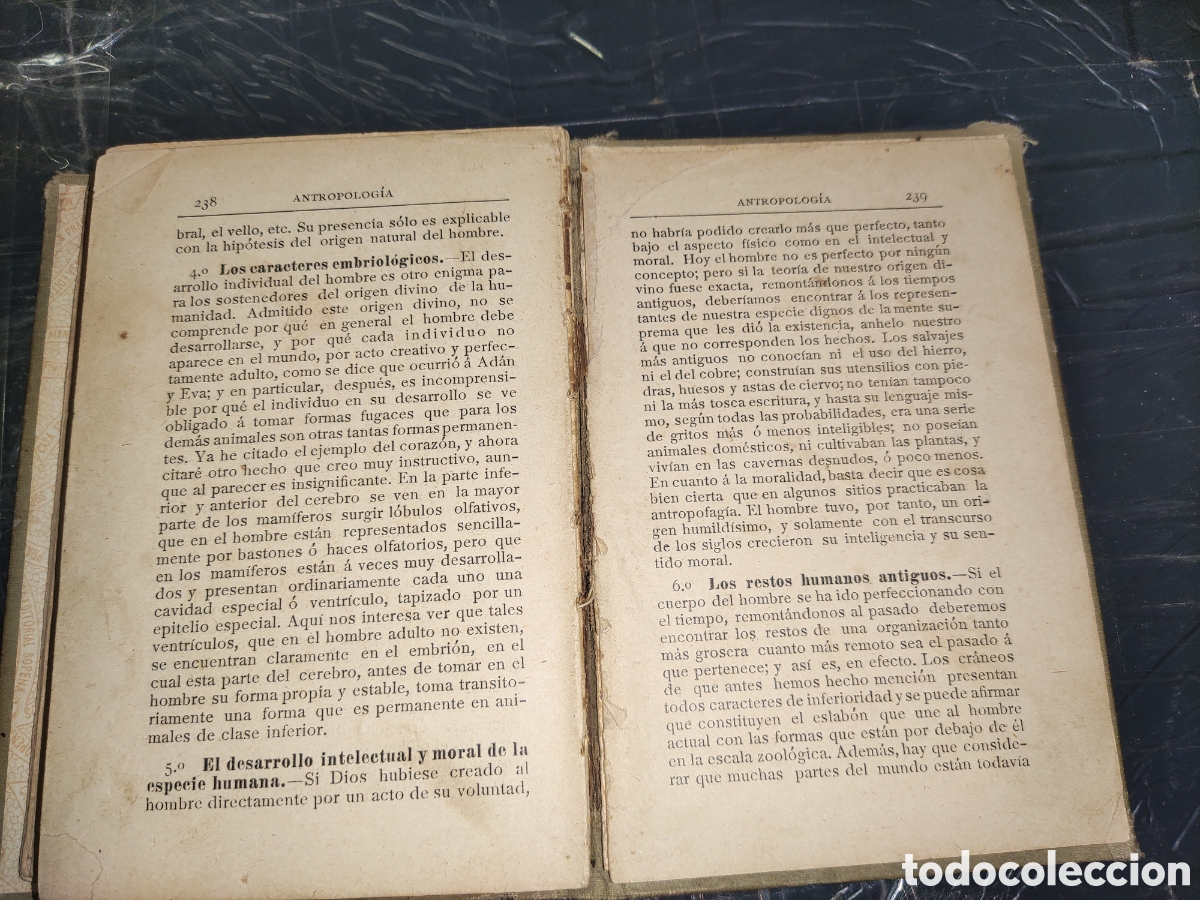Libros antiguos: Manuales Pr&aacute;cticos IV... Antropolog&iacute;a. - Foto 11