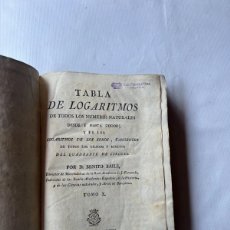 Libros antiguos: 10-ELEMENTOS DE MATEMÁTICAS-BAILS-TOMO X-1ªED-1804(390€)