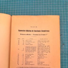 Libros antiguos: CUESTIONES GEOMÉTRICAS-I-1935(65€)