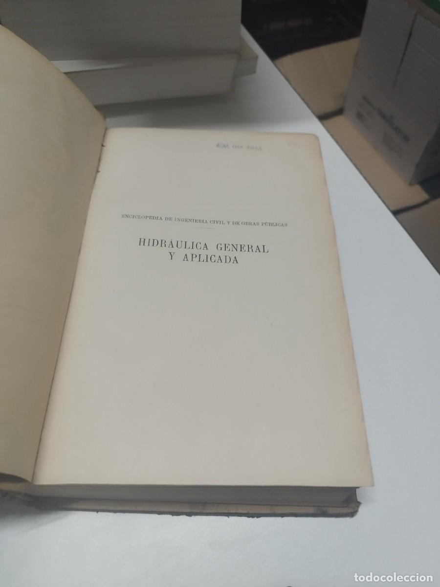 Libros antiguos: HIDR&Aacute;ULICA GENERAL Y APLICADA - DIONISIO EYDOUX - Foto 3