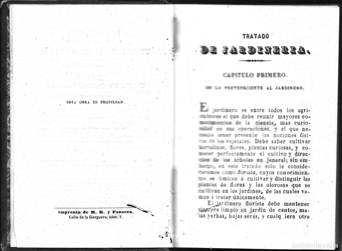 Libros antiguos: MANUAL DEL JARDINERO - A&Ntilde;O 1848 - Foto 3