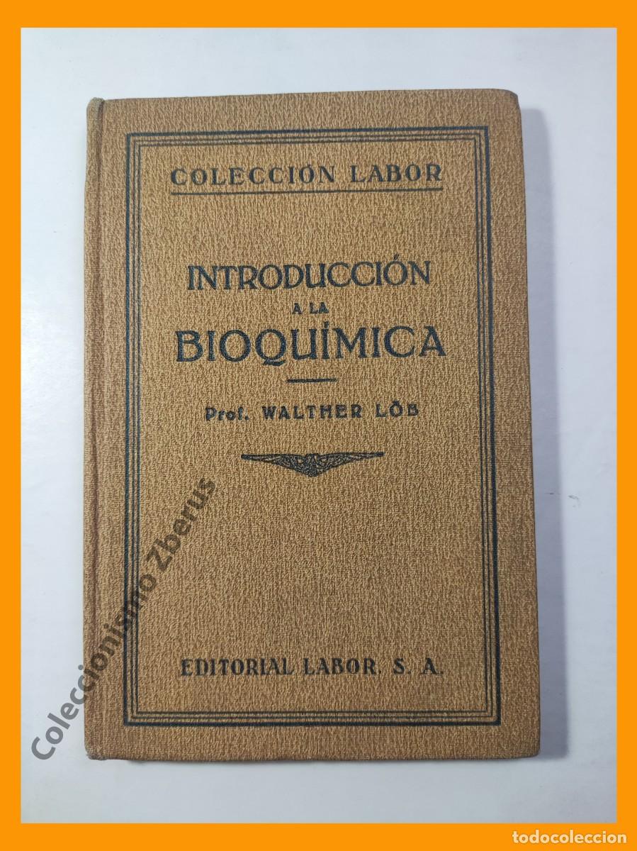 Libros antiguos: Introduccion a la Bioquimica - Walther Lob - Foto 1