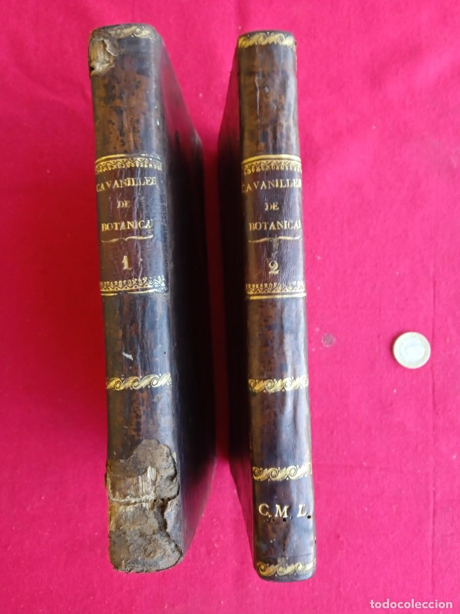 Libros antiguos: Cavanilles de bot&aacute;nica 1801 2 tomos - Foto 1