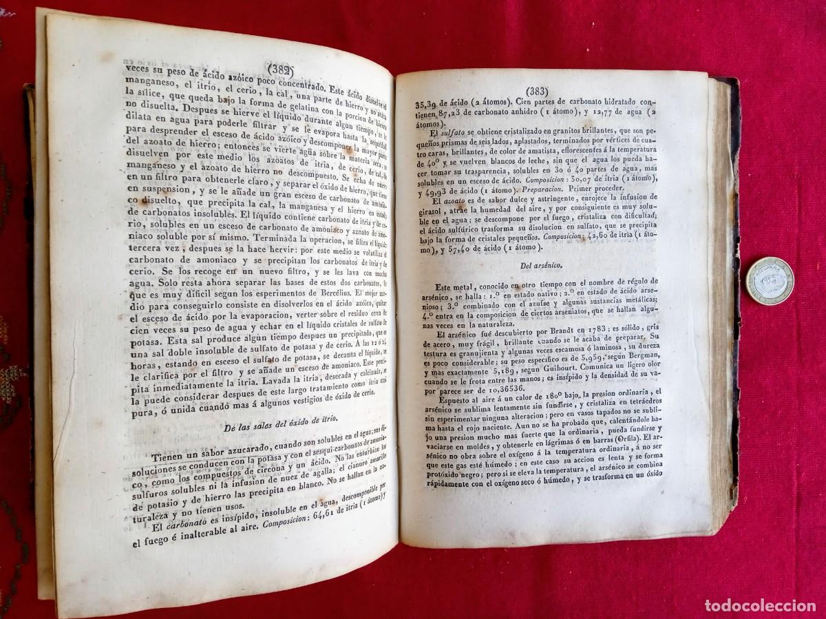 Libros antiguos: Libros antiguos Elementos de Qu&iacute;mica &Aacute;lvarez 1838 - Foto 7