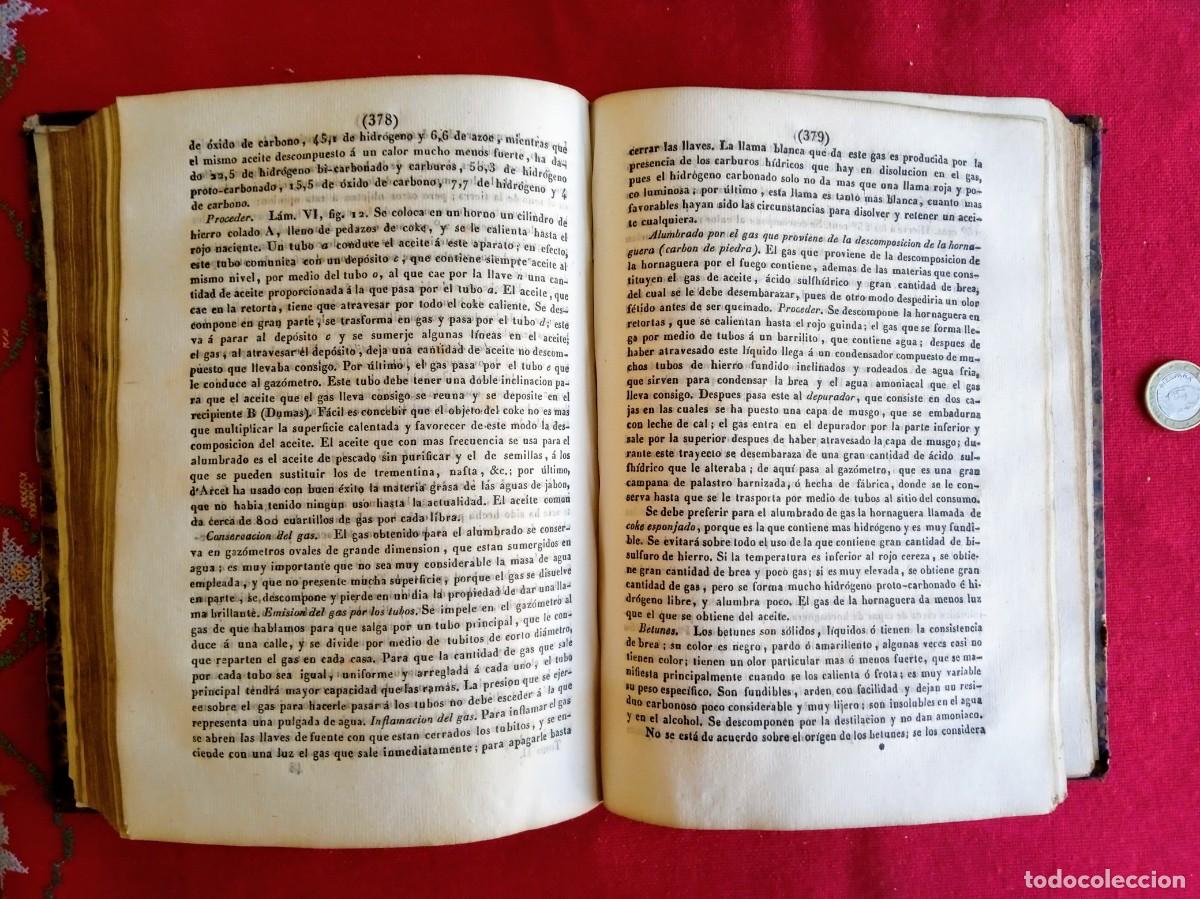 Libros antiguos: Libros antiguos Elementos de Qu&iacute;mica &Aacute;lvarez 1838 - Foto 13